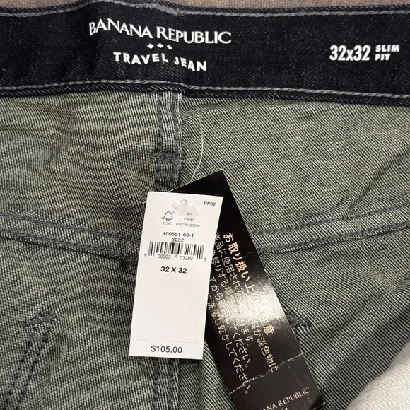 Banana Republic Slim Men Jeans - Dark Blue